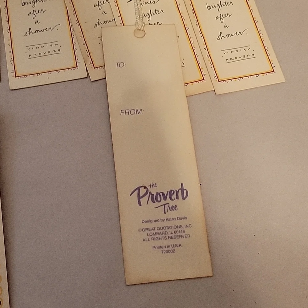 Gift Tag Bookmarks Bundle